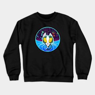 Cyberkitty Pixel Art Crewneck Sweatshirt